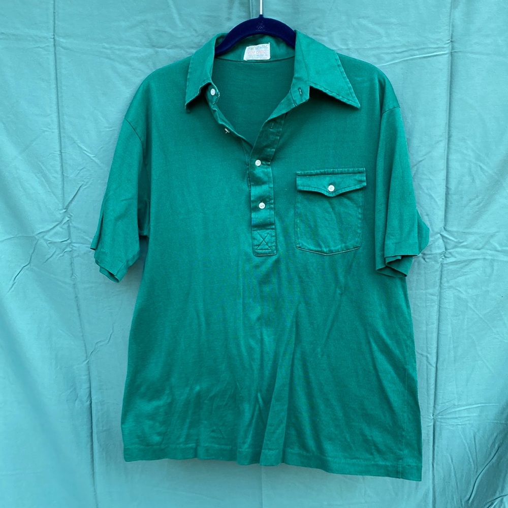 Vintage green Hathaway golf classic polo shirt size L